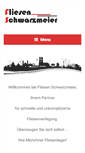 Mobile Screenshot of fliesen-schwarzmeier.de