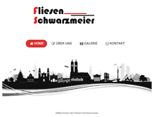 Tablet Screenshot of fliesen-schwarzmeier.de